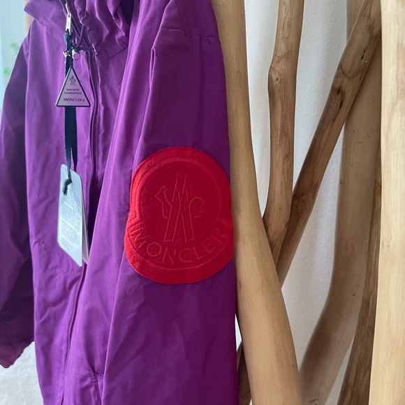 MONTCLER Alexandrite purple hooded windbreaker - Picture 6 of 16